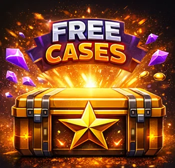 Quick nav illustration: free case concept and promotional badge