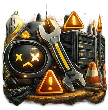 Quick nav illustration: downtime maintenance and status check